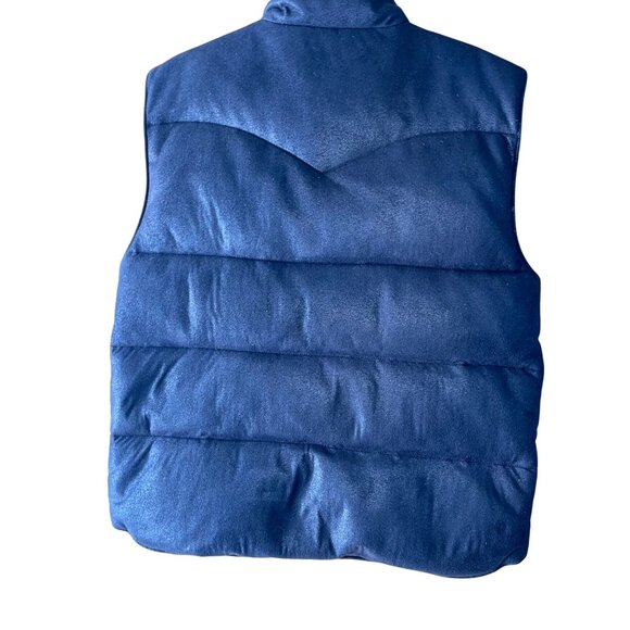 Ralph Lauren Denim Supply Mens Vest Size Large Black Down Filled Puffer - Picture 10 of 10